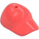 LEGO Corail Casquette avec Court Incurvé Bill avec Trou sur Haut (11303)