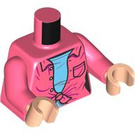 LEGO Coral Ellie Sattler Minifig Torso (973 / 76382)