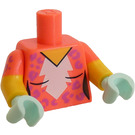 LEGO Koraalkleurig Kitty Pop Minifiguur Torso (973 / 16360)