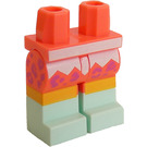 LEGO Coral Kitty Pop Minifigura Caderas y piernas (3815 / 50508)