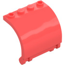 LEGO Coral Panel 3 x 4 x 3 Curved with Hinge (18910)