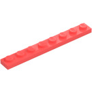 LEGO Koraalkleurig Plaat 1 x 8 (3460)