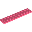 LEGO corail assiette 2 x 10 (3832)