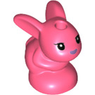 LEGO Coral Rabbit Baby with Metallic Medium Lavender Nose (78466 / 78469)