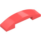 LEGO Coral Slope 1 x 4 Curved Double (93273)