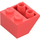 LEGO Coral Slope 2 x 2 (45°) Inverted with Flat Spacer Underneath (3660)