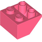 LEGO corail Pente 2 x 2 (45°) Inversé avec entretoise plate en dessous (3660)