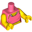 LEGO Koralle Wang Minifig Torso (973 / 76382)