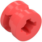 LEGO Coral Wheel Rim Ø8 x 6.4 with Side Notch (34337)