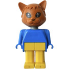 LEGO Cornelius Cat with Blue Arms Fabuland Figure