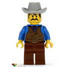 LEGO Cowboy Blue Shirt Minifigure