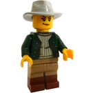 LEGO Cowgirl with Dark Green Jacket Minifigure