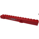 LEGO Crane Arm Outside with Pegholes with 7945 and Fire Logo Sticker (57779)