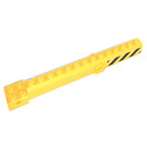 LEGO Kran Arm Außen mit Pegholes mit Gelb und Schwarz Danger Streifen (Both Sides) Aufkleber (57779)