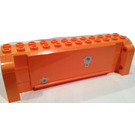 LEGO Kran Seksjon 4 x 12 x 3 med 8 Stift Hull med 2 Bullet Hull Klistremerke (52041)