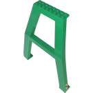 LEGO Crane Support - Double with Red and White Danger Stripes on both Sides Sticker (Studless on Cross-Brace, with Axle Holes on Top) (92086)