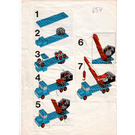 LEGO Crane Truck Set 654-1 Instructions