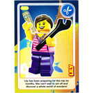 LEGO Create the World Card 001 - Lily