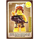 LEGO Create the World Card 009 - Cave Woman