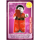 LEGO Create the World Card 017 - Kimono Girl