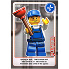 LEGO Create the World Card 023 - Plumber