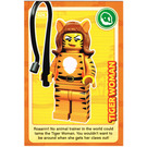 LEGO Create the World Card 026 - Tiger Woman