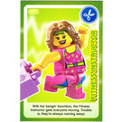 LEGO Create the World Card 027 - Fitness Instructor