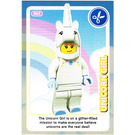 LEGO Create the World Card 062 - Unicorn Girl