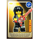 LEGO Create the World Card 074 - Rock Star