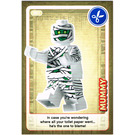 LEGO Create the World Card 081 - Mummy