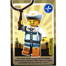 LEGO Create the World Card 093 - Cowgirl