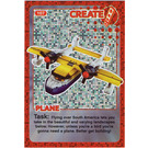 LEGO Create the World Card 107 - Vliegtuig [foil]
