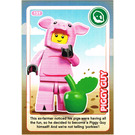 LEGO Create the World Card 131 - Piggy Guy