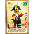 LEGO Create the World Card 136 - Pirate Captain