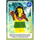 LEGO Create the World Card 137 - Hula Dancer