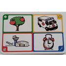 LEGO Creationary Game Card with Apple Tree