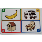 LEGO Creationary Game Card with Banana