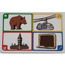 LEGO Creationary Game Card with Bear