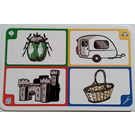 LEGO Creationary Game Card with Beetle