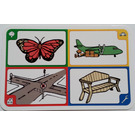 LEGO Creationary Game Card with Butterfly