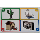 LEGO Creationary Game Card with Cactus