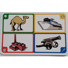 LEGO Creationary Game Card with Camel