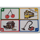 LEGO Creationary Game Card with Cherries