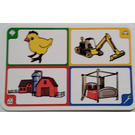 LEGO Creationary Game Card with Chick