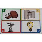 LEGO Creationary Game Card with Coconut