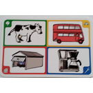 LEGO Creationary Game Card with Cow