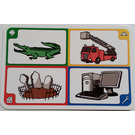 LEGO Creationary Game Card with Crocodile