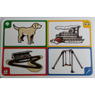 LEGO Creationary Game Card with Dog