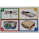 LEGO Creationary Game Card with Dragonfly