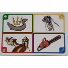 LEGO Creationary Game Card with Electric Eel